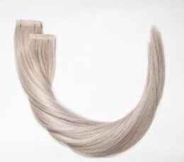 NV Premium Tape Hair Extensions 53-55cm Light Grey/Moonlight