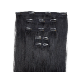 NV Clip In 5 Pcs Hair Extensions 50-52cm Jet Black/ 1
