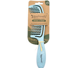 Biofriendly κτένα μαλλιών wheat straw+pp blue