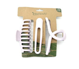 Biofriendly κλάμμερ μαλλιών wheat straw+pp purple