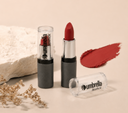 Umbrella Lipstick Νο 50 — Φωτεινό κόκκινο με κοραλλί υποτόνους