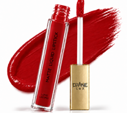 Divine Lux Matte Liquid Lipstick No 07 – Κόκκινο Ρουμπίνι
