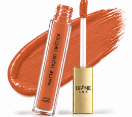 Divine Lux Matte Liquid Lipstick No 08 – Ζεστή Τερακότα