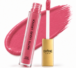 Divine Lux Matte Liquid Lipstick No 01 – Ροζ Τριαντάφυλλο