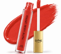 Divine Lux Matte Liquid Lipstick No 05 – Κοραλλί Φλόγα
