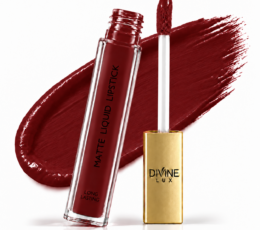 Divine Lux Matte Liquid Lipstick No 06 – Βαθύ Μπορντό