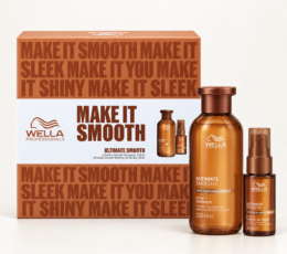 Wella Professionals Ultimate Smooth Make It Smooth - Σετ κατά του Φριζαρίσματος – Σαμπουάν 250ml & Λάδι-Ορός 30ml
